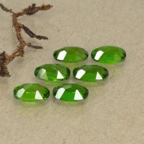 1,57 ct natürliche grüner Chromdiopsid-Edelsteine, Oval Schliff, VS-SI
