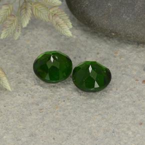 1,12 ct natürliche grüner Chromdiopsid-Edelsteine, Rundschliff, VS