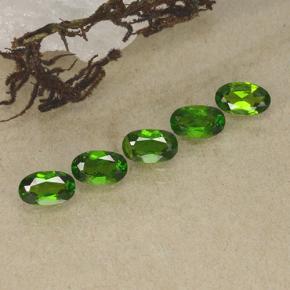 1,18 ct natürliche grüner Chromdiopsid-Edelsteine, Oval Schliff, VS