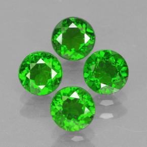 2,21 ct natürliche grüner Chromdiopsid-Edelsteine, Rundschliff, VS