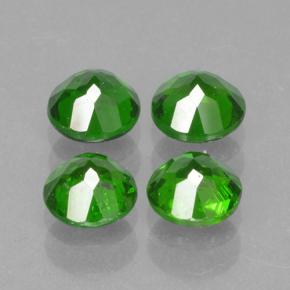2,21 ct natürliche grüner Chromdiopsid-Edelsteine, Rundschliff, VS