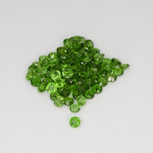 2,55 ct natürliche grüner Chromdiopsid-Edelsteine, Rundschliff, VS