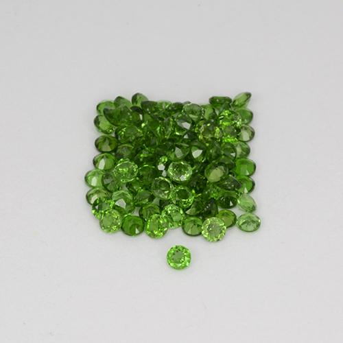 2,55 ct natürliche grüner Chromdiopsid-Edelsteine, Rundschliff, VS