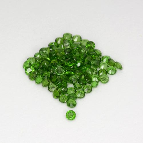 2,55 ct natürliche grüner Chromdiopsid-Edelsteine, Rundschliff, VS