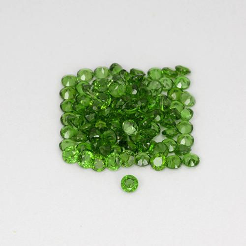 2,55 ct natürliche grüner Chromdiopsid-Edelsteine, Rundschliff, VS