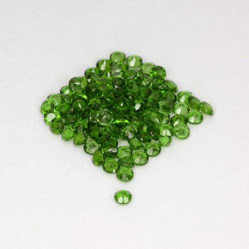 2,55 ct natürliche grüner Chromdiopsid-Edelsteine, Rundschliff, VS