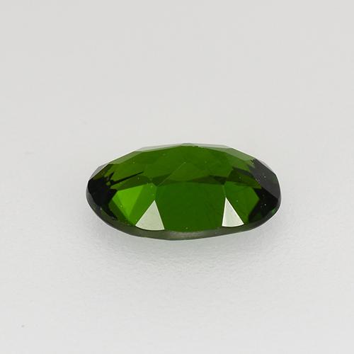 0,58 ctw natürlicher grüner Chromdiopsid, Oval Schliff, VS