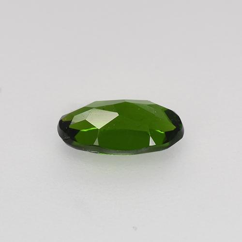 0,54 ctw natürlicher grüner Chromdiopsid, Oval Schliff, VVS-VS