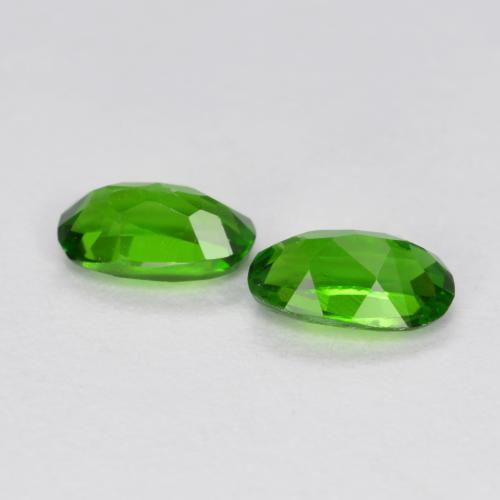 0,47 ct natürliche grüner Chromdiopsid-Edelsteine, Oval Schliff, VS