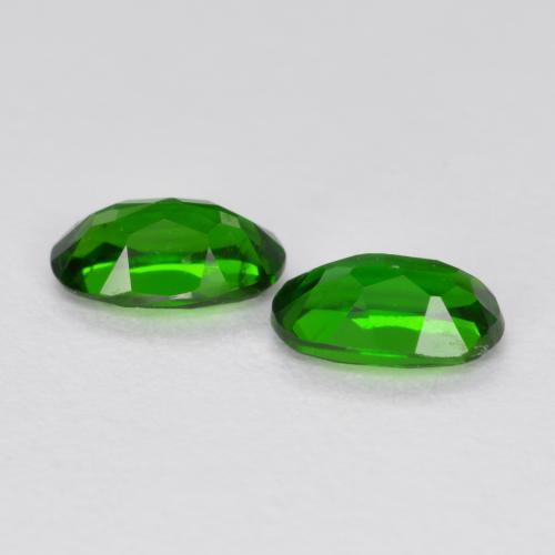0,49 ct natürliche grüner Chromdiopsid-Edelsteine, Oval Schliff, VS