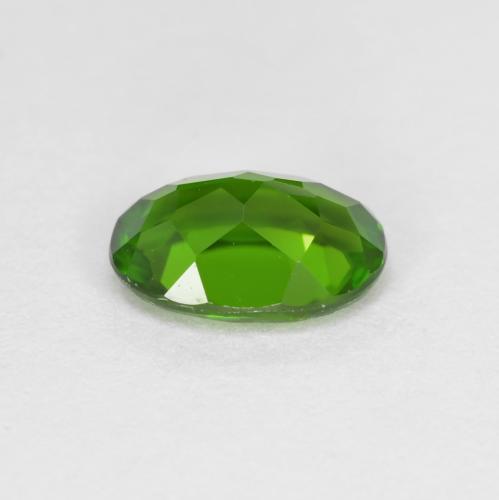 0,87 ctw natürlicher grüner Chromdiopsid, Oval Schliff, VVS