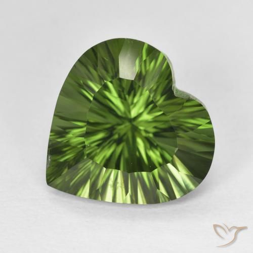 7.24ct Natürlicher tiefgrün Chromdiopsid, Herz, VS