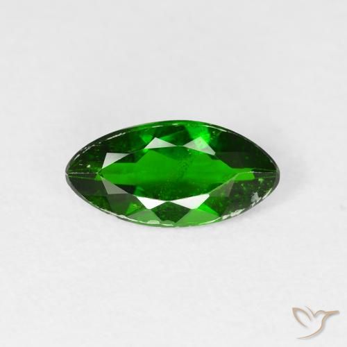 1.00ct Natürlicher Helles Waldgrün Chromdiopsid, Marquise, SI