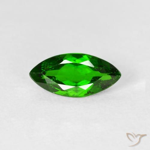 1.07ct Natürlicher dunkelgrün Chromdiopsid, Marquise, VS-SI