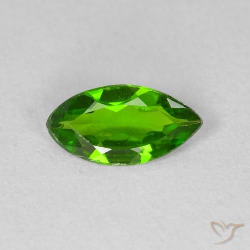 0.74ct Natürlicher Medium Dark-Green Chromdiopsid, Marquise, VS