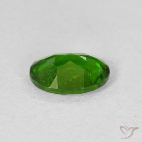 9,17 ctw natürlicher Medium Dark-Green Chromdiopsid, Oval, VS-SI