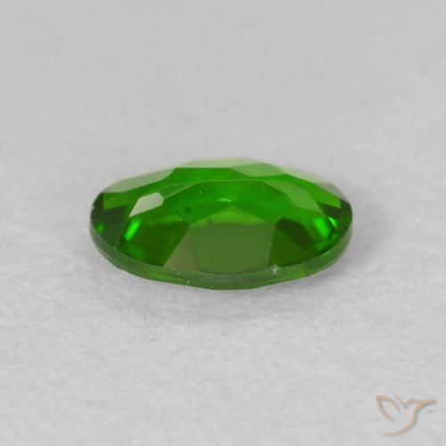 9,17 ctw natürlicher Medium Dark-Green Chromdiopsid, Oval, VVS-VS