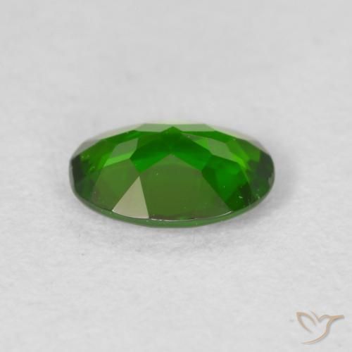 9,17 ctw natürlicher Medium Dark-Green Chromdiopsid, Oval, VVS-VS