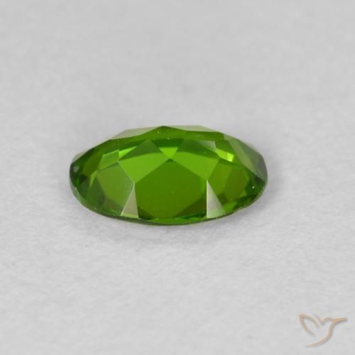 9,17 ctw natürlicher Medium Dark-Green Chromdiopsid, Oval, VS