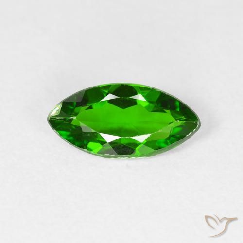 0.93ct Natürlicher dunkelgrün Chromdiopsid, Marquise, VS-SI