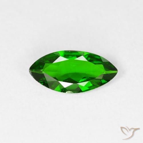 0.78ct Natürlicher Helles Waldgrün Chromdiopsid, Marquise, VS-SI