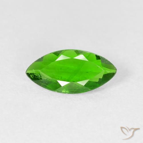 0.89ct Natürlicher dunkelgrün Chromdiopsid, Marquise, VS-SI