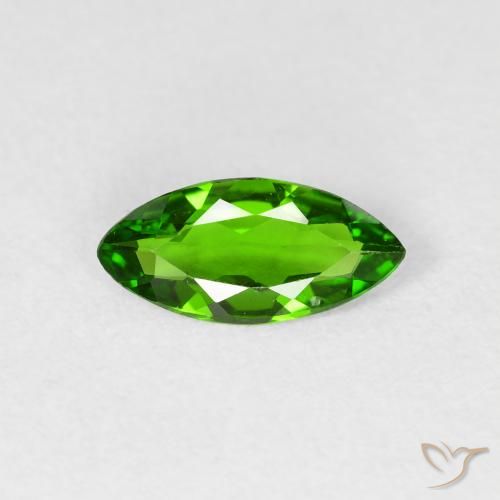 0.73ct Natürlicher Medium Dark-Green Chromdiopsid, Marquise, VS