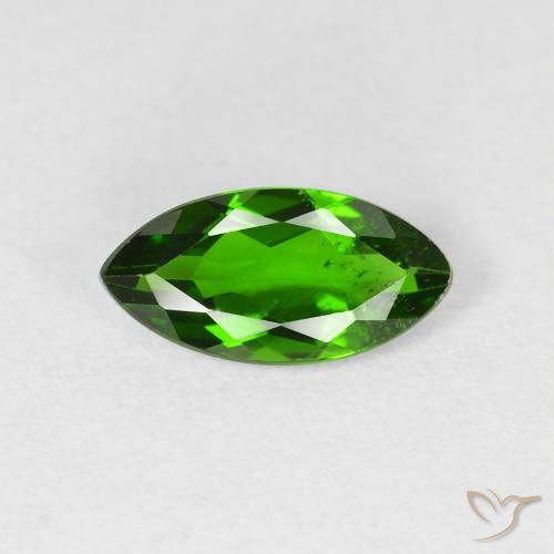 1.20ct Natürlicher dunkelgrün Chromdiopsid, Marquise, VS