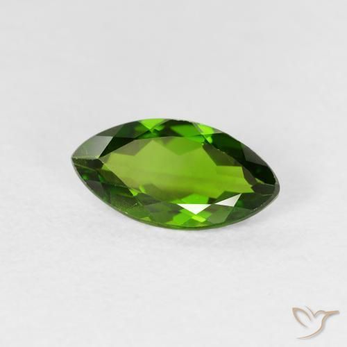9,17 ctw natürlicher Medium Dark-Green Chromdiopsid, Marquise, VS-SI