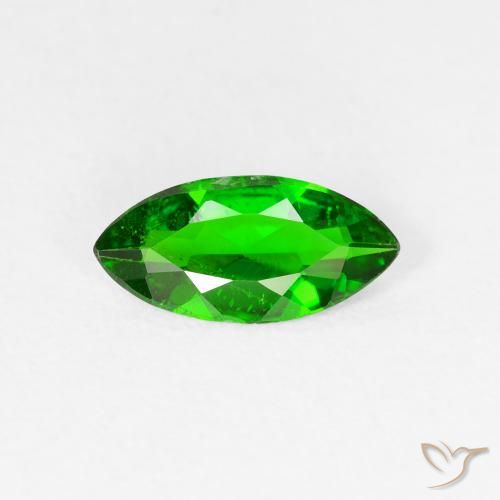 0.87ct Natürlicher Intensives Grün Chromdiopsid, Marquise, VS-SI