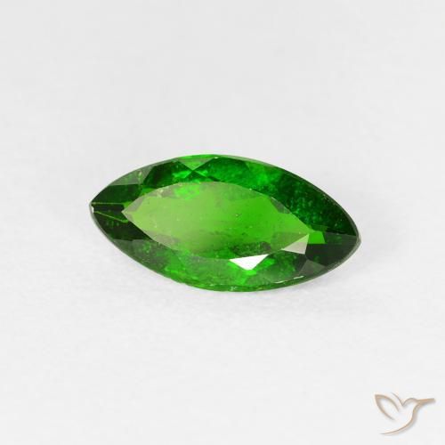 1.14ct Natürlicher dunkelgrün Chromdiopsid, Marquise, VS-SI