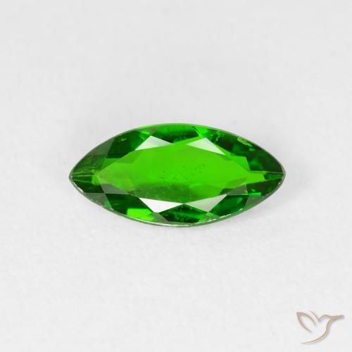 0.93ct Natürlicher Helles Waldgrün Chromdiopsid, Marquise, VS-SI