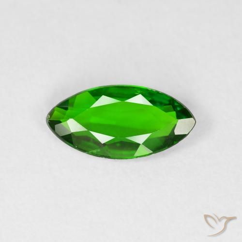 0.85ct Natürlicher Intensives Grün Chromdiopsid, Marquise, VS-SI
