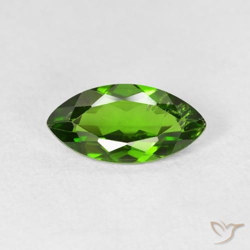 1.20ct Natürlicher Mittelgrün Chromdiopsid, Marquise, VS-SI