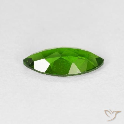 9,17 ctw natürlicher Medium Dark-Green Chromdiopsid, Marquise, VS-SI