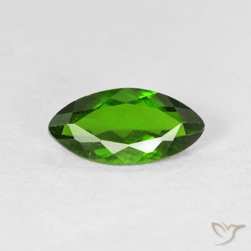 1.05ct Natürlicher Medium Dark-Green Chromdiopsid, Marquise, VS-SI