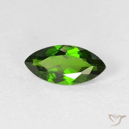 9,17 ctw natürlicher Medium Dark-Green Chromdiopsid, Marquise, VS-SI