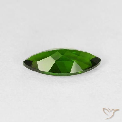 9,17 ctw natürlicher Medium Dark-Green Chromdiopsid, Marquise, VS-SI