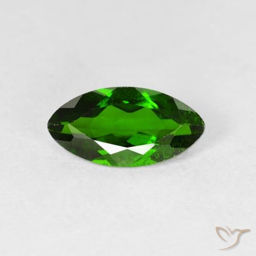 1.23ct Natürlicher Medium Dark-Green Chromdiopsid, Marquise, VS-SI