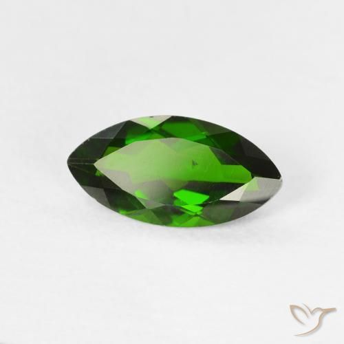 9,17 ctw natürlicher Medium Dark-Green Chromdiopsid, Marquise, VS-SI