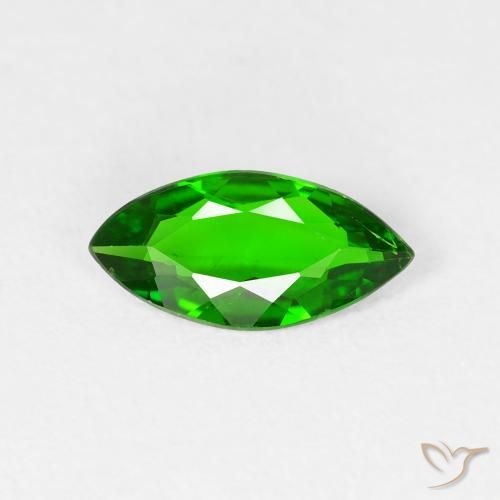 0.72ct Natürlicher Helles Waldgrün Chromdiopsid, Marquise, VS