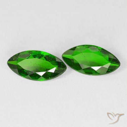 2.14ctw Natürlicher Medium Dark-Green Chromdiopsid, Marquise, VS-SI