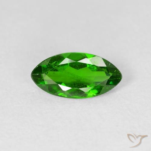 1.11ct Natürlicher Medium Dark-Green Chromdiopsid, Marquise, VS-SI