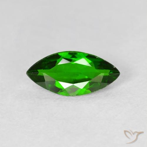 1.08ct Natürlicher Helles Waldgrün Chromdiopsid, Marquise, VS-SI
