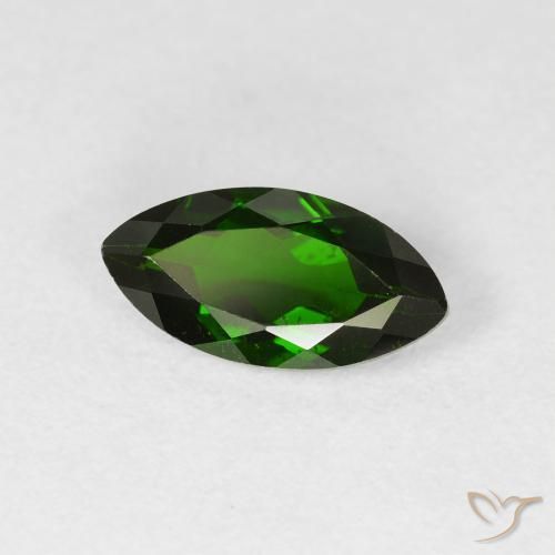 9,17 ctw natürlicher tiefgrün Chromdiopsid, Marquise, VS