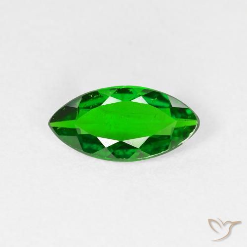 0.99ct Natürlicher Helles Waldgrün Chromdiopsid, Marquise, VS