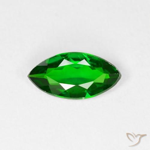 0.83ct Natürlicher Helles Waldgrün Chromdiopsid, Marquise, VS