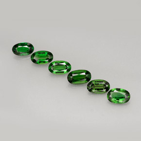  ct natürliche grüner Chromturmalin-Edelsteine, Oval Schliff, VVS-VS