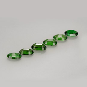  ct natürliche grüner Chromturmalin-Edelsteine, Oval Schliff, VVS-VS
