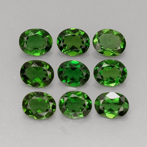  ct natürliche grüner Chromturmalin-Edelsteine, Oval Schliff, VVS-VS